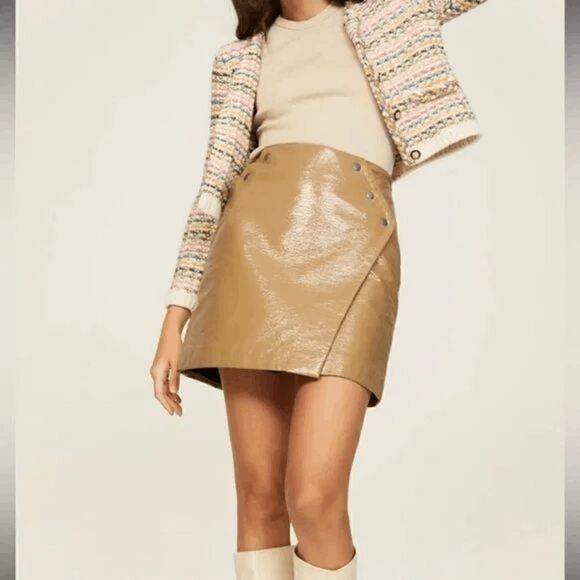 BA&SH Misty Skirt in Noisette Size 2‎ (Medium) *small damage see pictures* - Picture 1 of 9